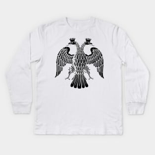 Double-headed Eagle: Western Edition Kids Long Sleeve T-Shirt